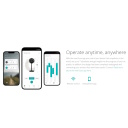 Viedais Wi-Fi gaisa mitrinātājs DUUX Bora ar Duux App/Tuya atbalstu 4 L iekštelpām līdz ~40 m² Balts DXDH20 DUUX