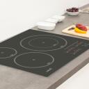 Cata Indukcijas plīts INSB 6028 BK 08063500, 3 zonas, 7100W, taustes kontrole, taimeris, melna