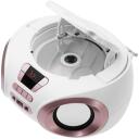 Adler CD/MP3 atskaņotājs AD 1181wc, 215mm, 240mm, 121mm, 2x2W, 1xAUX, 1xUSB, 4xAkumulators, FM 87.5-108MHz