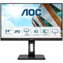 Aoc ЖК монитор Q24P2Q, 2560 x 1440, 75 Гц, 4 мс, 250 кд/м&sup2;, 1x HDMI, 3.5mm выход для наушников, черный