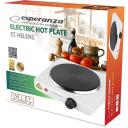 Esperanza Elektriskā plīts EKH013W, 220-230 V, 50-60 Hz, 1000 W, 15,5 cm, 5 jaudas līmeņi, aizsardzība pret pārkar&scaron;anu