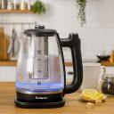Beper Tējkanna P101BOL200, 2200 W, 1.8 l, 360&deg; pagrie&scaron;ana, slēptais sildelements, LED apgaismojums, automātiska atslēg&scaron;anās