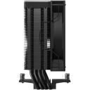 Deepcool процессорный кулер AG400 BK ARGB R-AG400-BKAMMN-GJD, 75.89 cfm, 31.6 dBA, 1 вентилятор, 4 тепловые трубки, поддержка PWM