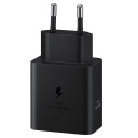 Универсальное быстрое сетевое зарядное устройство 45W USB-C PD 3.0 PPS 2.0 5&ndash;20V 3A 100&ndash;240V чёрный SM-EPT4511NBEGEU Samsung