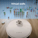 Умный премиальный робот-пылесос с пылесборником 2-in-1 уборка и пылевой контейнер 4000Па аккумулятор 3200mAh белый ARC0006S Aeno