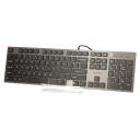 A4Tech Klaviatūra KV-300H A4TKLA39976, 43.6cm, 12.4cm, 2.2cm, USB, membrāna, 2 USB porti, ergonomisks dizains