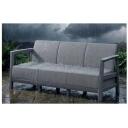 Keter Aia diivan kolmele Scandi Linea 29214642ECN, 182cm, 73cm, 77.5cm, 20kg, 3x110kg, pressitud plastmass