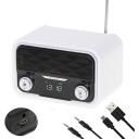 Adler Bluetooth raadio AD 1185, 1800 mAh, FM 50 eelnevalt seadistatud jaama, AUX, LCD ekraan, valge