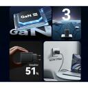 Vention įkroviklis FERB0-EU 65W PD greitas įkrovimas, 3 įrenginiai, 2 USB-C, 1 USB-A, juodas, GaN technologija