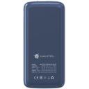 Navitel Power Bank PWR20 MX Blue, 20000mAh, 3.7V, 74Wh, 2 USB-A porti, kahepoolsed USB-C port