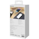 Baseus Airpow akumulator PPQD090002, 10000mAh, 20W, 5V 2.4A, 9V 2A, 12V 1.5A, USB-C 3A kaabel
