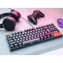 Tracer Mehāniskā tastatūra TRAKLA47373, 1.5m, 87 taustiņi, krāsains apgaismojums, 8 multivides taustiņi, WinLock, Anti ghosting