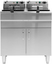 Profesionāla fritētava ar skapīti 2x11,5L, YG-04638, YATO, 5000W, nerūsējošā tērauda, temperatūra 60-200°C