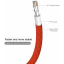 Baseus Yiven Lightning Cable CALYW-A09, 180 cm, 2A, USB-A į Lightning, patvarus, audiniu pintas