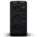 Cyberpower UPS sistēma UT850EG, 850 VA, 425 W, 1 fāze, 3 x strāvas ize, USB pieslēgvieta, AVR, LED indikators
