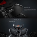 Gaming chair with 4D adjustable armrests ergonomic backrest and headrest 135 kg maximum load Terminator Black-Orange CGR-TER COUGAR