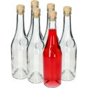 Browin 500 ml pudele ar sēņu formas korķi, 1 gab., 500 ml, stikls, korķis, dekoratīva pudele