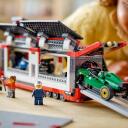 Lego F1 kravas auto 60445, 1086 detaļas, 5 minifigūras, 8+ gadi, zema piekabe, Formula 1 simulatora telpa
