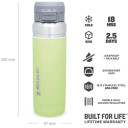 Termopudele The Quick Flip Water Bottle Go 1,06L, citrondzeltenā krāsā; 2809150066 STANLEY