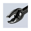 TWINGRIP Slīdo&scaron;ās Pincetes, KNIPEX, 82 01 200, 200 mm, melnas, ar neslīdo&scaron;u plastmasas pārklājumu, 5 regulē&scaron;anas pozīcijas