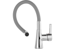 Virtuves jaucējkrāns, elastīgs FALA, 75710, gaiši pelēks, ar ergonomisku rokturi un 5 gadu garantiju