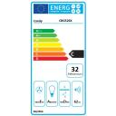 Candy Gartraukis CBG52SX, 52 cm, 168 m&sup3;/h, 3 greičiai, mechaninis, LED, sidabrinis