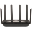 Cudy P5 | AX3000 Dual-SIM 5G SA/NSA Wi-Fi 6 Router with 4× Gigabit LAN Ports (2402 Mbps + 574 Mbps) — Desktop Design, Sleek Black Finish