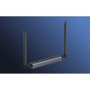 Sonoff ZigBee vartai, Dongle-M, 5V 1A, PoE 48V 0.25A, Zigbee 3.0, Wi-Fi 2.4GHz, RJ45, aliuminis, PC + ABS