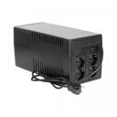 Rebel UPS MICROPOWER OFFLINE 1000 KOM0553, 1000 VA, 600 W, 12 V, 7 Ah, 2 akut, 4 x C/F t&uuml;&uuml;pi v&auml;ljundporti
