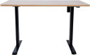 Rakstāmgalds ERGO ar 1 motoru 140x70cm, kļava/melns K186862 Allit