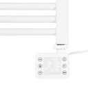 Infraraudonųjų vonios radiatorius rank&scaron;luosčių džiovintuvas su WiFi valdymu sieninis 400W IP24 Sani 400 White Eurom