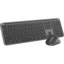 Logitech Bevielis klaviatūros ir pelės rinkinys MK950 920-012490, 10m, 400-4000DPI, grafito spalva.