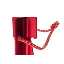 T-veida telts mietiņš, alumīnijs, 25 cm, sarkans, R056810, BasicNature