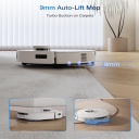 Робот-пылесос для сухой и влажной уборки мощностью 12800 Па с аккумулятором Li-ion 5200 mAh и пылесборником 0,275 л белый DEEBOT T30C PRO Ecovacs