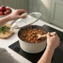 Russell Hobbs Katls RH03877C, 24cm, krēma, alumīnijs, ar vāku, saderīgs ar visām plīts virsmām