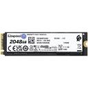 Kingston Kietasis diskas KC3000 SKC3000D/2048G, 2048 GB, PCIe 4.0, 7000 MB/s, 3D TLC, Heatsink