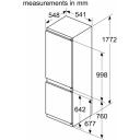 Bosch K&uuml;lmik KIV86VSE0, 267L, 183L, 84L, 35dB, 2 ust, 1 kompressor, LED valgustus, Built-in