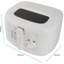 Esperanza Fritieris EKG012, 1800 W, 2.5 l, 220-240 V, 50/60 Hz, 75 cm, nerūsējo&scaron;ais tērauds, plastmasa