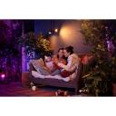 Philips Hue Lily āra gaismeklis 8718696167960, 3x8W, 24V, 600lm, 2000-6500K, melns, matēts