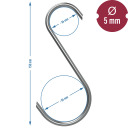 S formos kabliai rūkymui BROWIN 311318 150 mm &Oslash; 5 mm 5 vnt.
