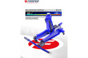 Domkrats ar riteņiem Forsage F-TH22010 2t augstums 105-350 mm 360&deg; rokturis