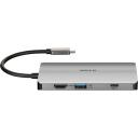 D-Link dokkimisjaam DUB-M810, 8-in-1, 4K HDMI, Gigabit Ethernet, USB 3.0, USB-C koos toite&uuml;lekandega, SD/microSD kaardilugeja