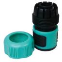Haterra Соединитель 3/4 9138229, 3/4 дюйма, ударопрочный ABS, прочный PP, гибкий TPR, механизм быстрого соединения