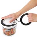 Ketler Smalcinātājs mini rokas 9154632, 900ml, manuāla vadība, maināmi asmeņi, neslīdo&scaron;a pamatne, vāka skrāpis