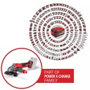Bezvadu leņķa slīpma&scaron;īna AXXIO 18/125, EINHELL, 4431140, 700 W, bezsuku motors, 10 gadu garantija