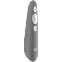 Logitech Prezentatorius R500s 910-006520 Bevielis, USB, Bluetooth/RF, 3 mygtukai, AAA Baterija, 1000 mAh, Pilkas
