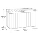 Storage box Darwin Box 662L green  29212311