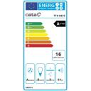 Cata Iebūvējams Tvaika Nosūcējs TFH 6830 GBK 02010404, 600mm, 795m&sup3;/h, A+++, 69dB, 6 ātrumi, LED, 2 metāla filtri