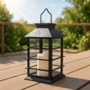 Beper Saules dārza lampa P207ILO303, Melna, IP44, Plastmasa, Stikls, Krēslas sensors, Stacionārs, āķis pakarinā&scaron;anai