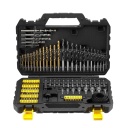 100 daļu urbšanas un skrūvēšanas komplekts, STANLEY, STA88548-XJ, dažādi piederumi un izturīgs korpuss